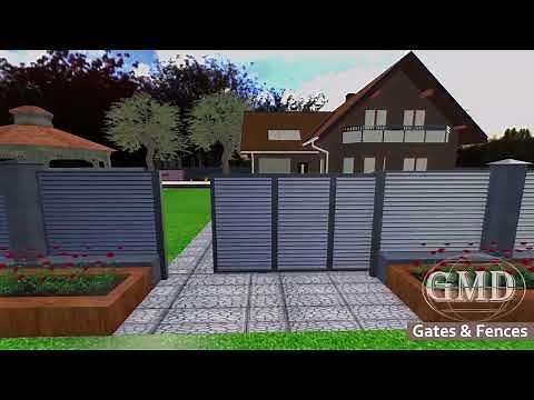 Sliding Gate Installation Instruction / Montare Poarta Culisanta / Glisanta pe stalpi de Metal