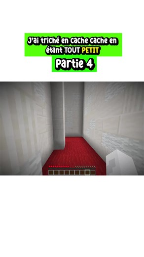 J’ai secrètement triché en Cache cache sur #minecraft en étant tout petit ! #pourtoi