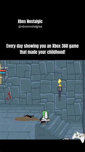 Xbox Nostalgic on Instagram: "👉 Follow (@xboxnostalgiaa) if you were part of the Xbox 360 era and if it marked your childhood! 🟢🎮 🎮 Castle Crashers (2008) This was peak Xbox Live Arcade era. Four players. One couch. Absolute chaos. In Castle Crashers you and your friends fought through waves of enemies, ridiculous bosses, and nonstop button-mashing madness — all with that iconic cartoon art style. Every character felt special. Everyone had their favorite knight. And somehow it always turned