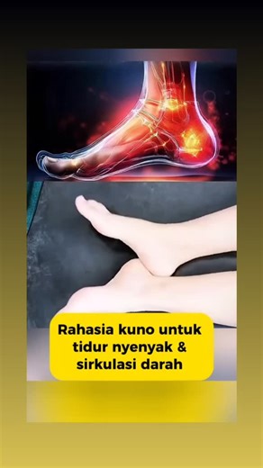 INFO | TIPS | PSIKOLOGI on Instagram: ""Aktivasi titik refleksi plantar: stimulasi saraf untuk kualitas tidur & aliran darah." Cr: TT ry_arsd Follow>> @filesehat⁣ Follow>> @filesehat"
