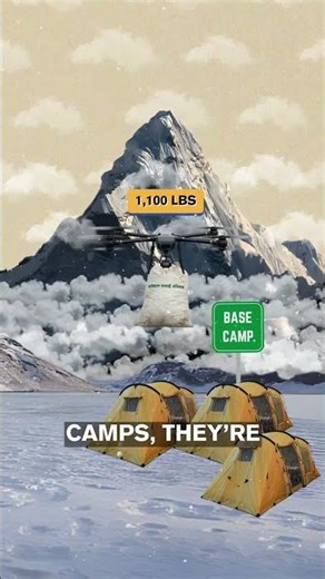 🗻Mount Everest now has sherpa-approved flying garbage trucks