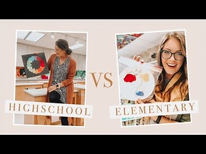 Teaching HIGHSCHOOL VS ELEMENTARY School | FIVE Main Differences + Answering YOUR Questions!