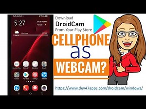 How to Use Your CP as a Webcam on your PC | DroidCam Tutorial