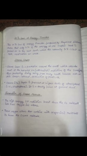 Biology | Chapter 13 | Our environment | Notes | Science chapter 13 | Class 10th | Science |