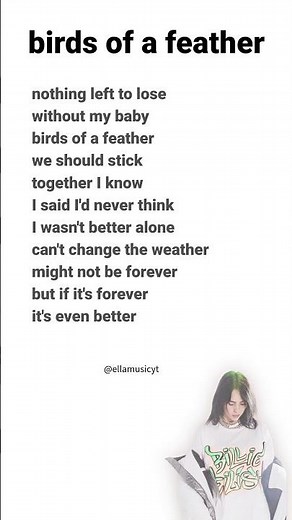billie eilish birds of the feather lyrics #billieeilish #birdsofafeather #song #lyrics