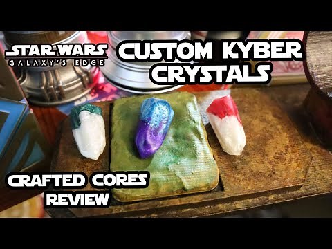 Custom Kyber Crystals for Galaxy's Edge Lightsabers and Holocrons- Crafted Cores