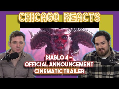 Diablo 4 - Official Announcement Cinematic Trailer - Actors React