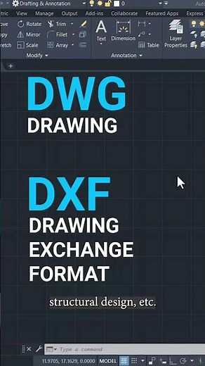 DWG TO DXF | CONVERT DWG TO DXF