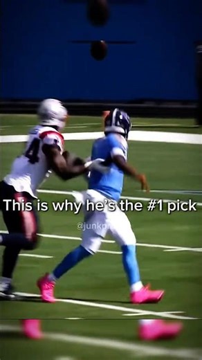 Cam Ward nonchalant 80 yard TD 🔥😭#shorts #nfl