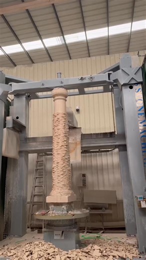3.1K views · 33 reactions | processing The Louvre Limestone columns #marble #naturalstone | Natural marble | Facebook