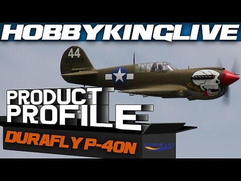 Product Profile - Durafly P-40N 1100mm PnF - HobbyKing Live