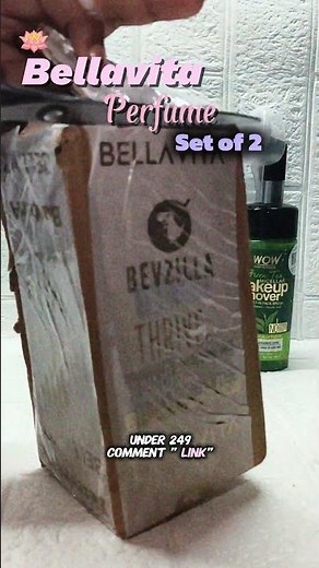 Bellavita Perfume just under ₹199 #meeshohaul #myntrahaul
