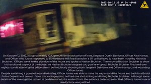 Body cam shows Nicholas Brutcher fired 80 rounds after ambush and shootout which killed 2 officers.