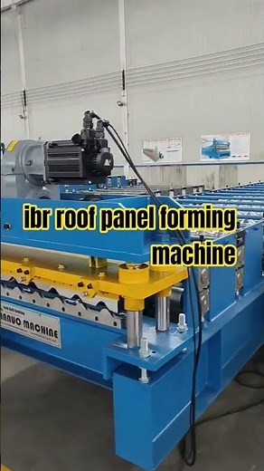 IBR roof panel forming machine
