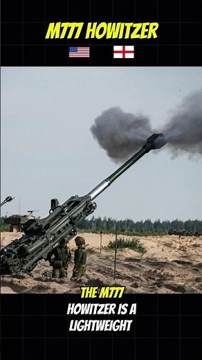 M777 Howitzer – The Most Powerful Towed Artillery Ever Built#military #shorts
