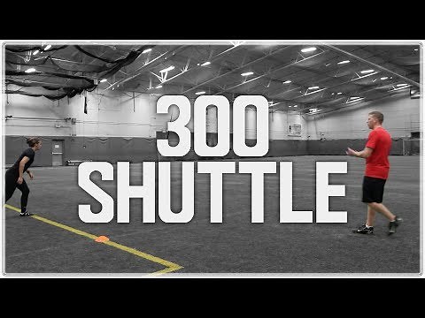 300 Yard Shuttle Conditioning Test | Improve SPEED Endurance for Football