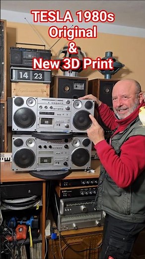Tesla's '80s Boombox: Resurrecting Retro Sound!