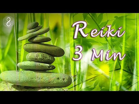 Musica REIKI 🔔 con campanillas cada 3 MINUTOS · con SONIDOS de NATURALEZA