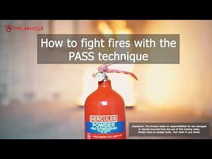 How To Fight Fires with PASS Technique using Fire Extinguisher Singapore