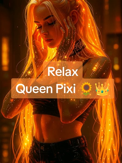 Relax 🧡👑 #queen #pixi #fouryou #zene #forever
