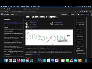 #Spring4Shell Exploit PoC | Remote Code Execution (#RCE) | CVE-2022-22965