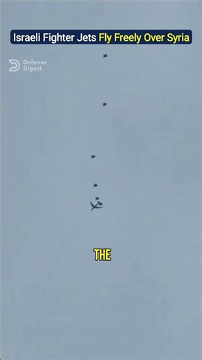 Israeli Fighter Jets Fly Freely Over Syria!