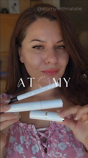 Keeping it simple with Atomy Adelica Volume Mascara, Lipstick and Atomy eyeliner