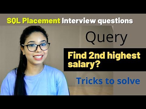 4 Ways: how to find 2nd highest salary in SQL in MySQL and SQL server | SQL interview questions 2021