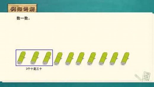 小学数学一年级视频教程：数数、数的组成