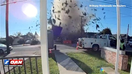 One America News | Six people were hospitalized after a suspected underground gas line explosion tore through a California neighborhood, damaging multiple... | Instagram