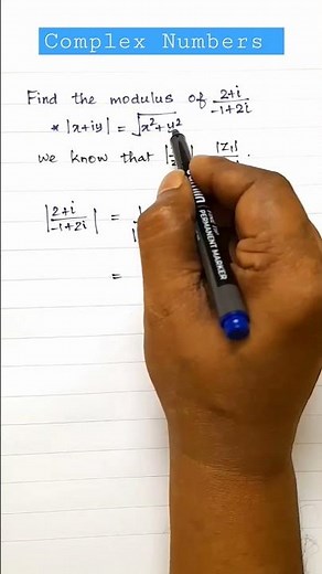 How to find the modulus of the division of two complex numbers / #simple #tutorial #subscribe