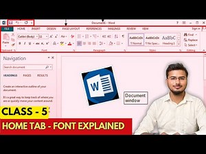 MS Word 2013 Home Tab Font| Complete MS Word Tutorial: Learn Microsoft Word Step by Step #4