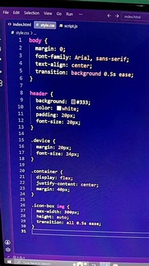 1 CSS Trick = Responsive Website 😱 | Media Queries” #shorts