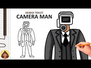 How to Draw Cameraman | from Skibidi Toilet