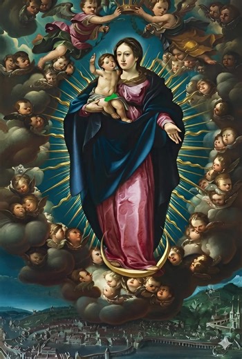 The Blessed Virgin Mary is Queen of the Angels | Queen of Angels Foundation