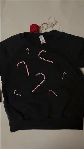 Embroid candy cane fast and easy for beginners