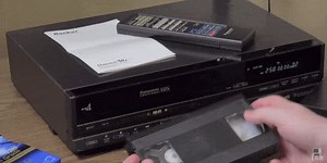 In the 90s Your Spare VHS Could Be a Backup Hard Drive
