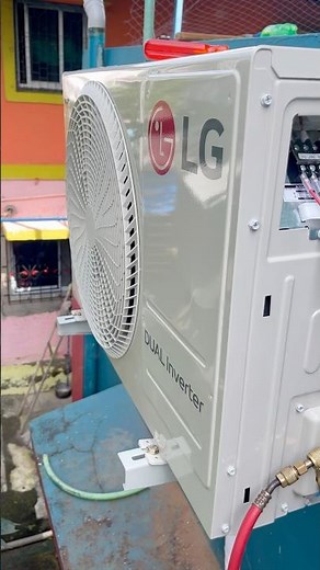Lg Dual Invater Ac Installation ⚡️⚡️#technician