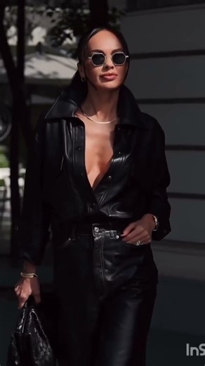 Leather Leggings Lookbook | Stylish Outfit Ideas! #shorts #leather leggings