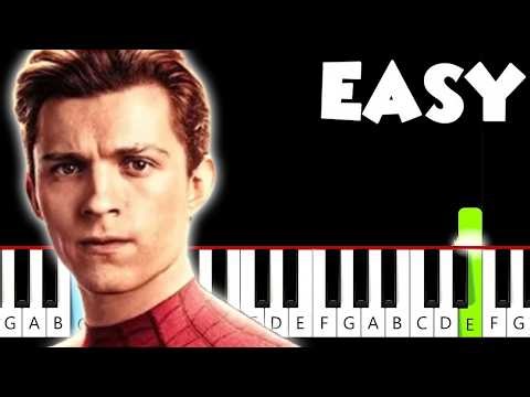SPIDER MAN BRAND NEW DAY THEME - EASY PIANO TUTORIAL