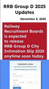 RRB Group D 2025 Updates #rrb #rrbgroupd #railwaygroupd