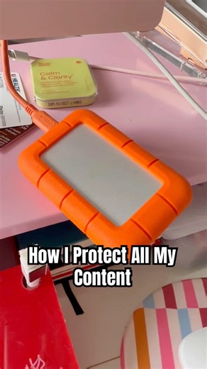 If you are a content creator you need this! #contentcreators #externalharddrive #contenttips