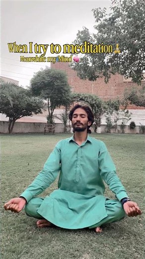 When I Try to Meditate 😂🧠 #shorts #funny