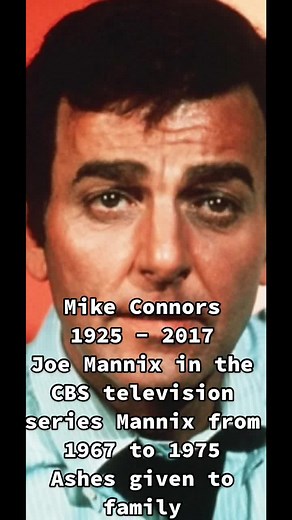 #mannix #mikeconnors #privateeye #tv #famousgraves #celebritygraves