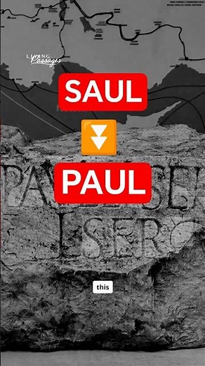 The Stone That Proves Apostle Paul's Name Change