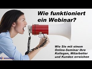 Wie funktioniert ein Web-Seminar?