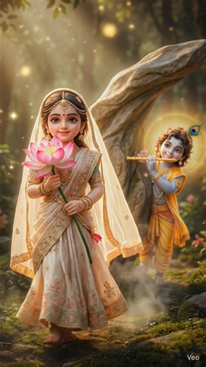 The Most Peaceful Radha Krishna Scene Ever 🌸🎶 ||#radhakrishna #krishnalover#viralbhakti #radhabhajan