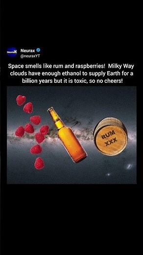 The Milky Way Smells Like Rum and Raspberries?! 🍓🥃 Mind-Blowing Space Facts!