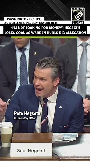 “I'm not looking for money”: War Secy Pete Hegseth loses cool as Sen. Warren ‘hurls big allegation’