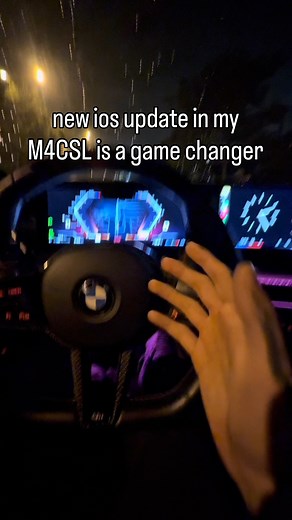 ios 17 in my M4CSL is game changing #viral #motivation #bmw #vlog #clip #yap #reviews #tech #cars | Joey Kovacs